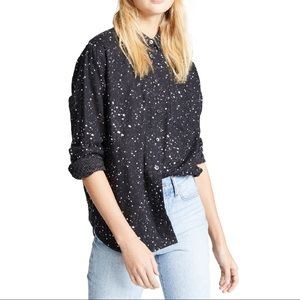 Madewell Oversized Ex-Boyfriend Shirt Star Print